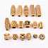 Round Loose Wooden Beads